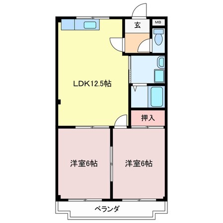 グリーンベル桜島の物件間取画像